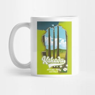 Kakadu national park Australia map Mug